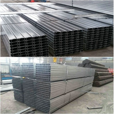 DIN Estándar de acero galvanizado U de viga U de canal de acero estructural C de canal / perfil C