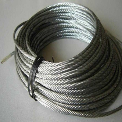 Técnica de normalización Cable de alambre de acero para grúa y elevador CCC certificado galvanizado