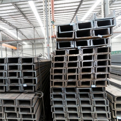 Acero laminado en caliente de canal C S235jr S355jr A36 Ss400 Acero galvanizado Q235 Canal de acero U