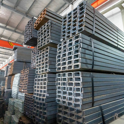 Acero laminado en caliente de canal C S235jr S355jr A36 Ss400 Acero galvanizado Q235 Canal de acero U