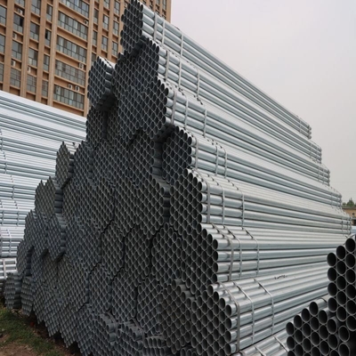 Tubo de acero galvanizado de carbono 1/4 &quot;-48&quot; tubo de acero galvanizado sin costura / soldado