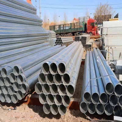 Tubo de acero galvanizado laminado en caliente Q235 Q355 S235jr S275jr Ss400 St37