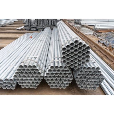 0.3-40 mm de espesor Tubo galvanizado con sección redonda