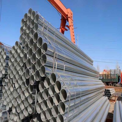 Q195/Q235/Q345 Tubo galvanizado precalentado DIP de acero, hierro y acero para invernaderos a plazo EXW