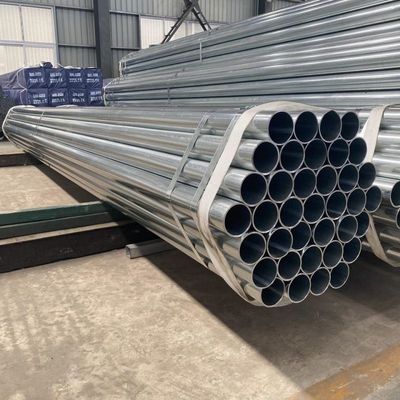 Fabricación china Tubos de acero galvanizados de grado Ss400 Superficie galvanizada Q235 Q345