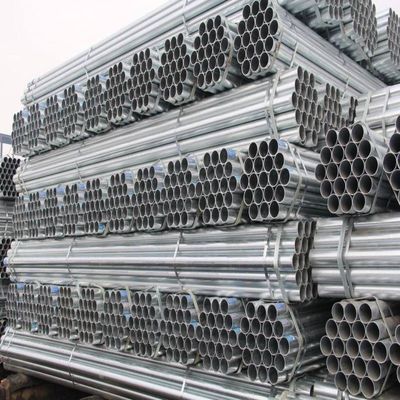 Fabricación china Tubos de acero galvanizados de grado Ss400 Superficie galvanizada Q235 Q345
