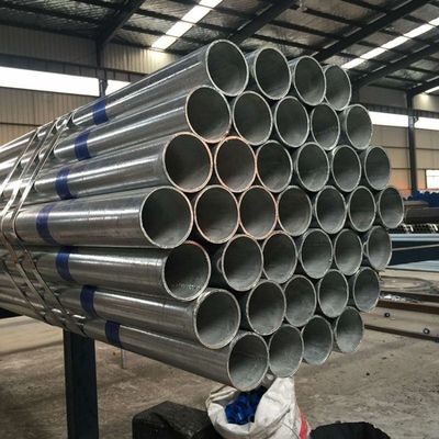 Fabricación china Tubos de acero galvanizados de grado Ss400 Superficie galvanizada Q235 Q345