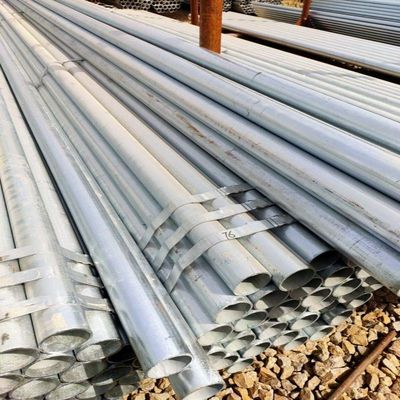 DIN estándar Q235 275g Hot DIP galvanizado tubo redondo rectángulo tubo de acero para fontanería
