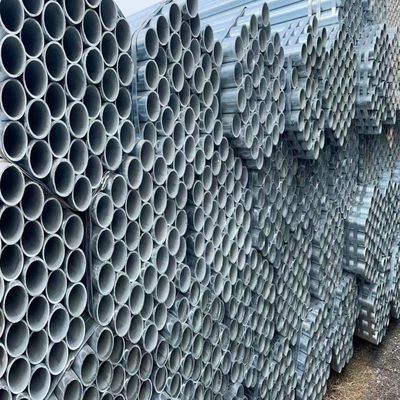 DIN estándar Q235 275g Hot DIP galvanizado tubo redondo rectángulo tubo de acero para fontanería