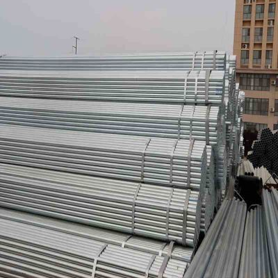 Tubo galvanizado Q235 Q335 Ss400 Gi de acero precalentado DIP tubo galvanizado para construcción