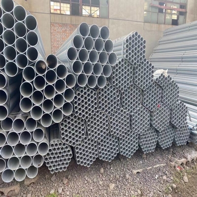 DN15-DN200 Tubo de acero redondo galvanizado y sumergido en caliente Q235B Tubo de acero Gi para invernadero
