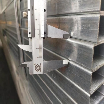 1X1 pulgadas de tubo cuadrado galvanizado para la sección redonda de la caldera