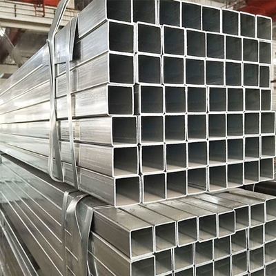 1X1 pulgadas de tubo cuadrado galvanizado para la sección redonda de la caldera