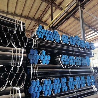 Tolerancia del 2% Casca de precisión laminada en caliente Galvanizado con aceite negro Tubo de acero de pared gruesa API5l