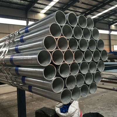 Perforación de petróleo/gas Tubos de acero galvanizados sin costura/soldados con capa alta de zinc