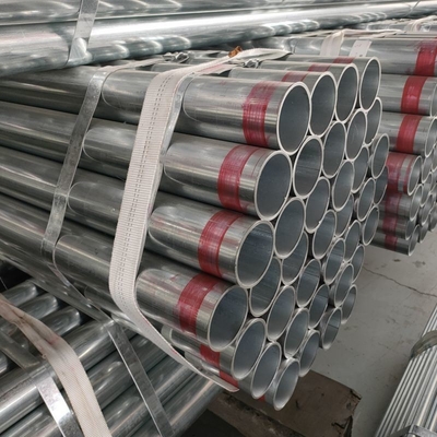 4 pulgadas Q235 Q345 Tubos de acero pre galvanizados con espesor galvanizado en caliente DIP 0,3-40 mm