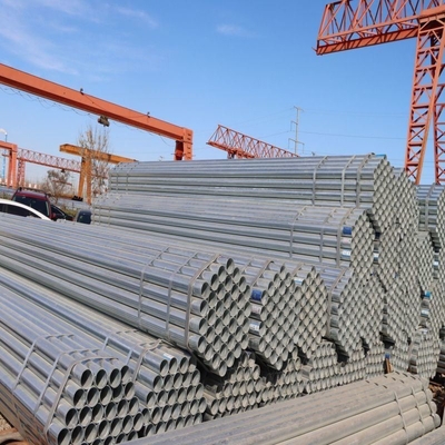 4 pulgadas Q235 Q345 Tubos de acero pre galvanizados con espesor galvanizado en caliente DIP 0,3-40 mm