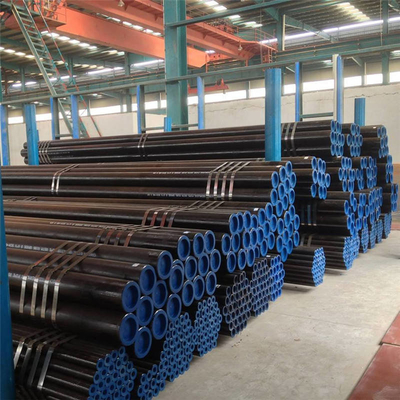 X46 Revestimiento negro ASME B36.10 API 5L ASTM A106 Gr. B Ms Tubo de acero al carbono laminado en frío