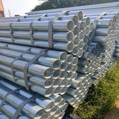 Tubo de acero al carbono sin costura Galvanizado Tubo de acero de hierro Gi 1/4&quot;-48&quot; Alta capa de zinc