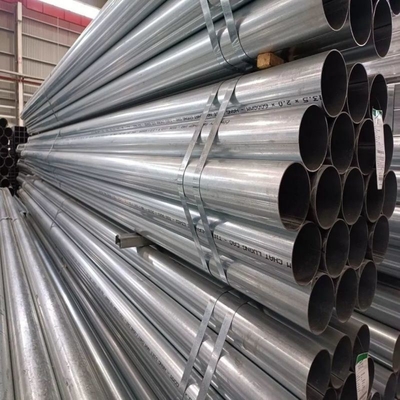 Tubo de acero al carbono sin costura Galvanizado Tubo de acero de hierro Gi 1/4&quot;-48&quot; Alta capa de zinc