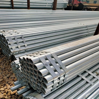 Tubo de acero al carbono sin costura Galvanizado Tubo de acero de hierro Gi 1/4&quot;-48&quot; Alta capa de zinc