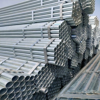 Tubo de acero al carbono sin costura Galvanizado Tubo de acero de hierro Gi 1/4&quot;-48&quot; Alta capa de zinc