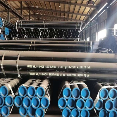 Tubo de acero sin costura de hierro y carbono para tuberías de transmisión de petróleo y gas