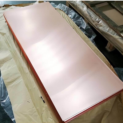 Negociar de acuerdo con el pedido real 3mm 5mm 20mm espesor T2 4X8 hojas de placa de cobre