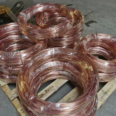 espesor personalizado de 8 calibres no aleación 99,99% de pureza alambre de cobre para equipos eléctricos