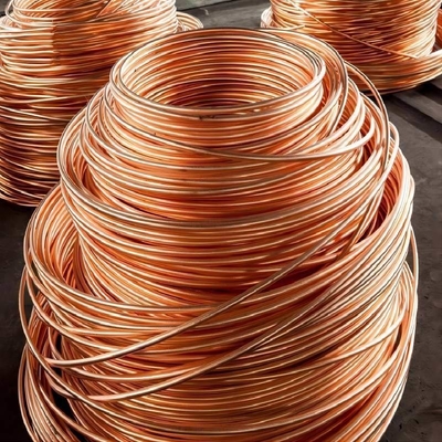 espesor personalizado de 8 calibres no aleación 99,99% de pureza alambre de cobre para equipos eléctricos