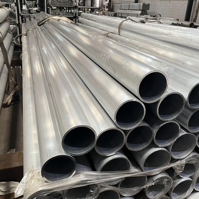 Suministro 1050 1060 tubo redondo de aluminio de gran diámetro con tolerancia de 1% de aleación de aleación