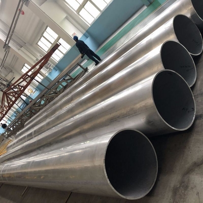 Suministro 1050 1060 tubo redondo de aluminio de gran diámetro con tolerancia de 1% de aleación de aleación