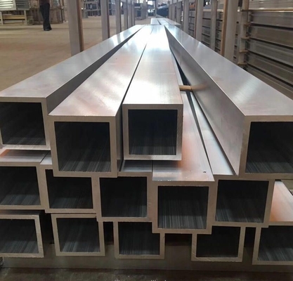 Pipa de aluminio de estuco recubierta de color para decoraciones