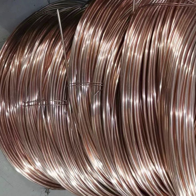 Ancho personalizado aleación de cobre de latón alambre de cobre rojo con revestimiento de plata alta pureza 99,99%