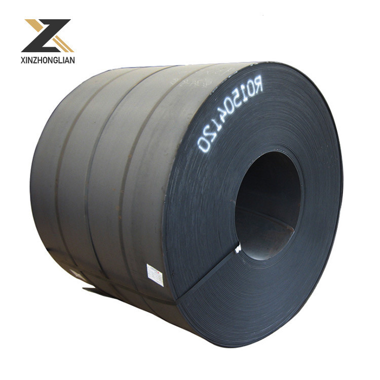 S235JR A36 St37 Q235 SS400 Bobina de acero laminada en caliente para rendimiento normal o aceitado