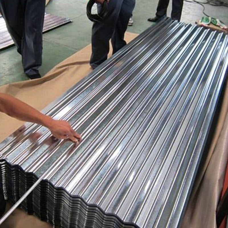 Hoja de techo corrugada de metal galvanizado de ancho personalizado con tolerancia y material del 1%