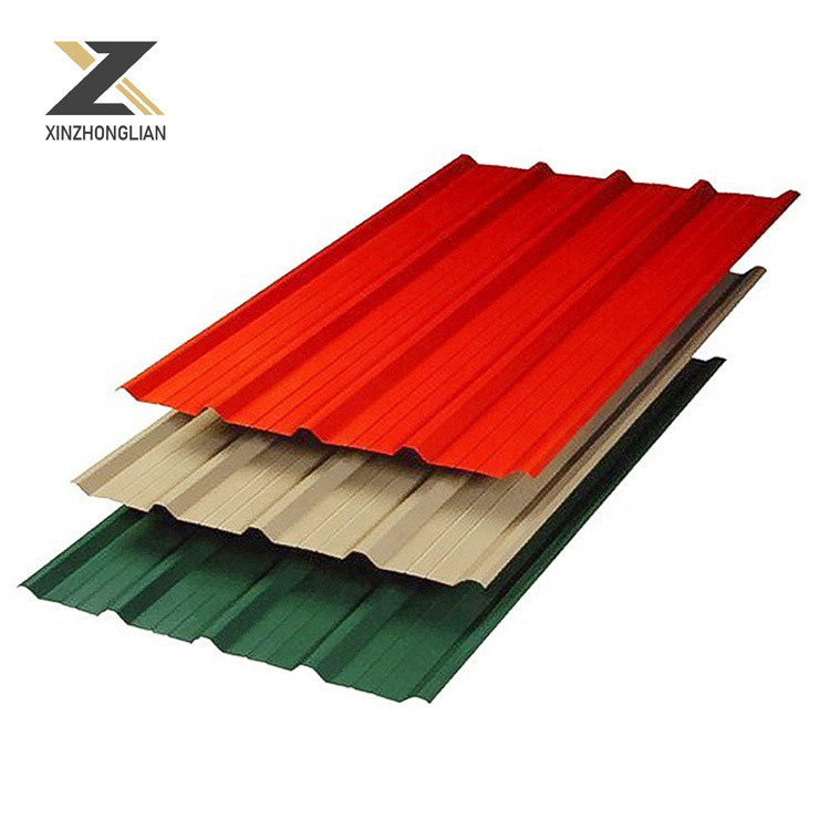 Hojas de techo corrugado PPGI PPGL con JIS ASTM EN GB GOST Normas y stock
