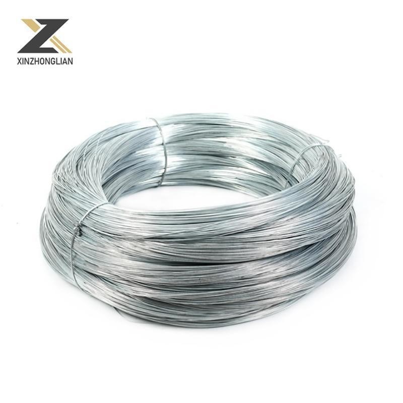 SAE 1008 /1006 0,3 mm 6,5 mm ASTM 14 Gauge alambre de acero galvanizado para el embalaje de edificios
