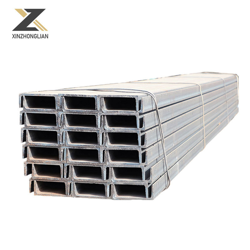 5-12m de longitud sin perforación de acero galvanizado U para acero estructural