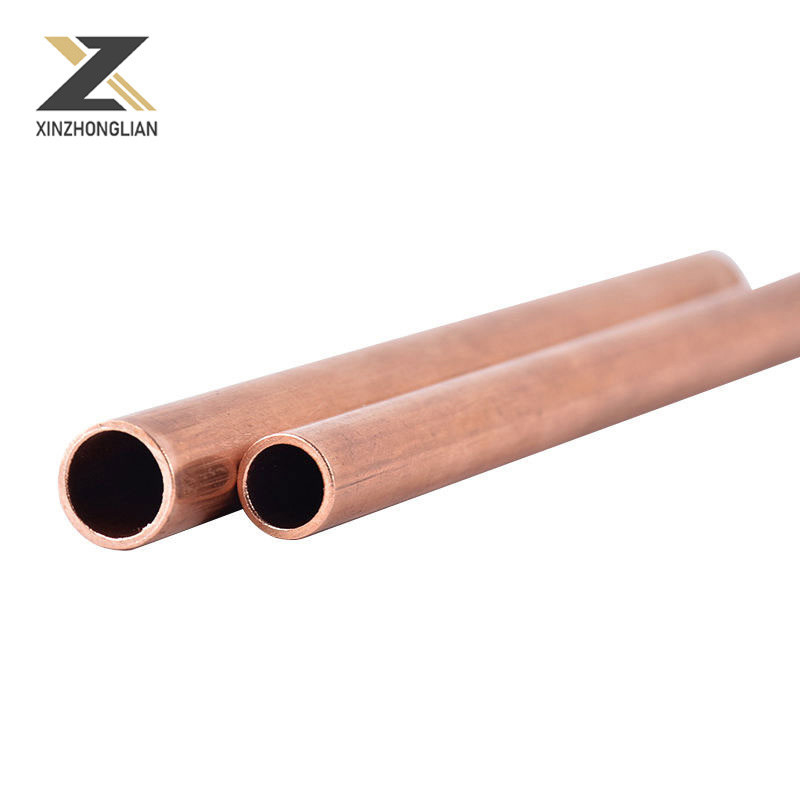 Producción de tubos de cobre de 32 mm C10100 C12000 99,99% Tubo de cobre puro con espesor personalizado